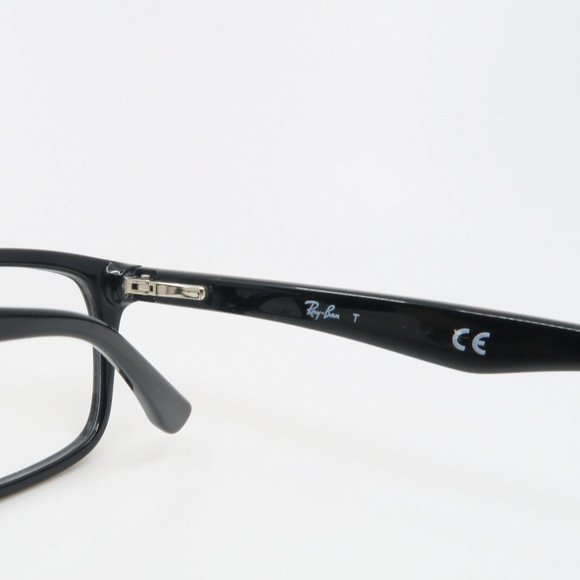 Ray-Ban RB 5228EX 2000 Unisex Rectangular Black - Picture 4 of 6